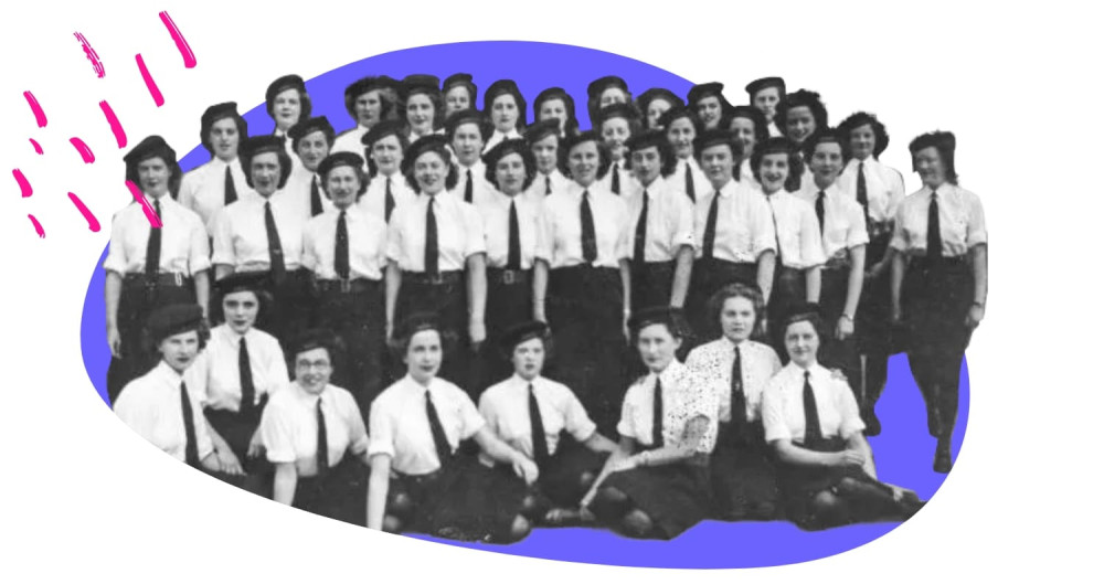 Bletchley Park group photo of women